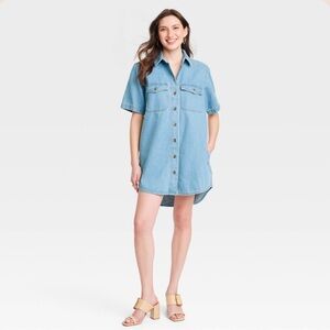 Universal Thread Light Blue Denim Dress
